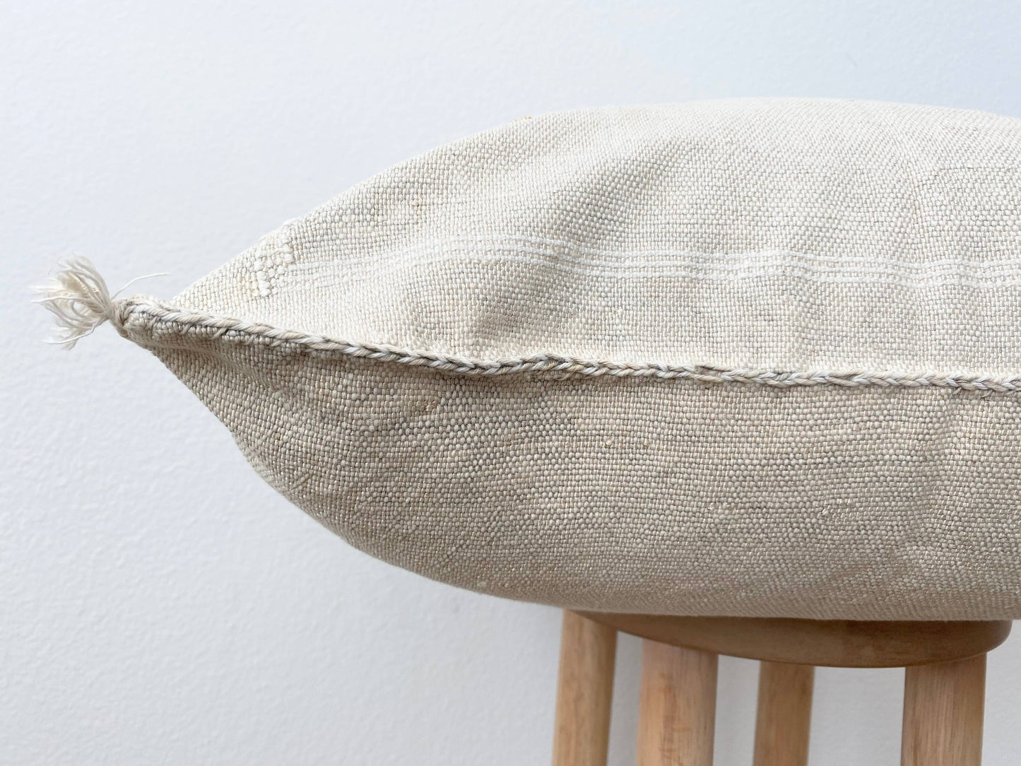 Beige Silk Sabra Cushion cover