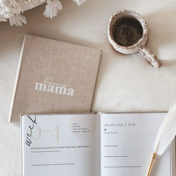 Becoming MAMA – A Guided Pregnancy Journal & Keepsake for Expecting Mothers