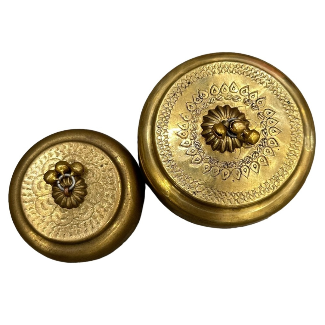 Brass Trinket Boxes