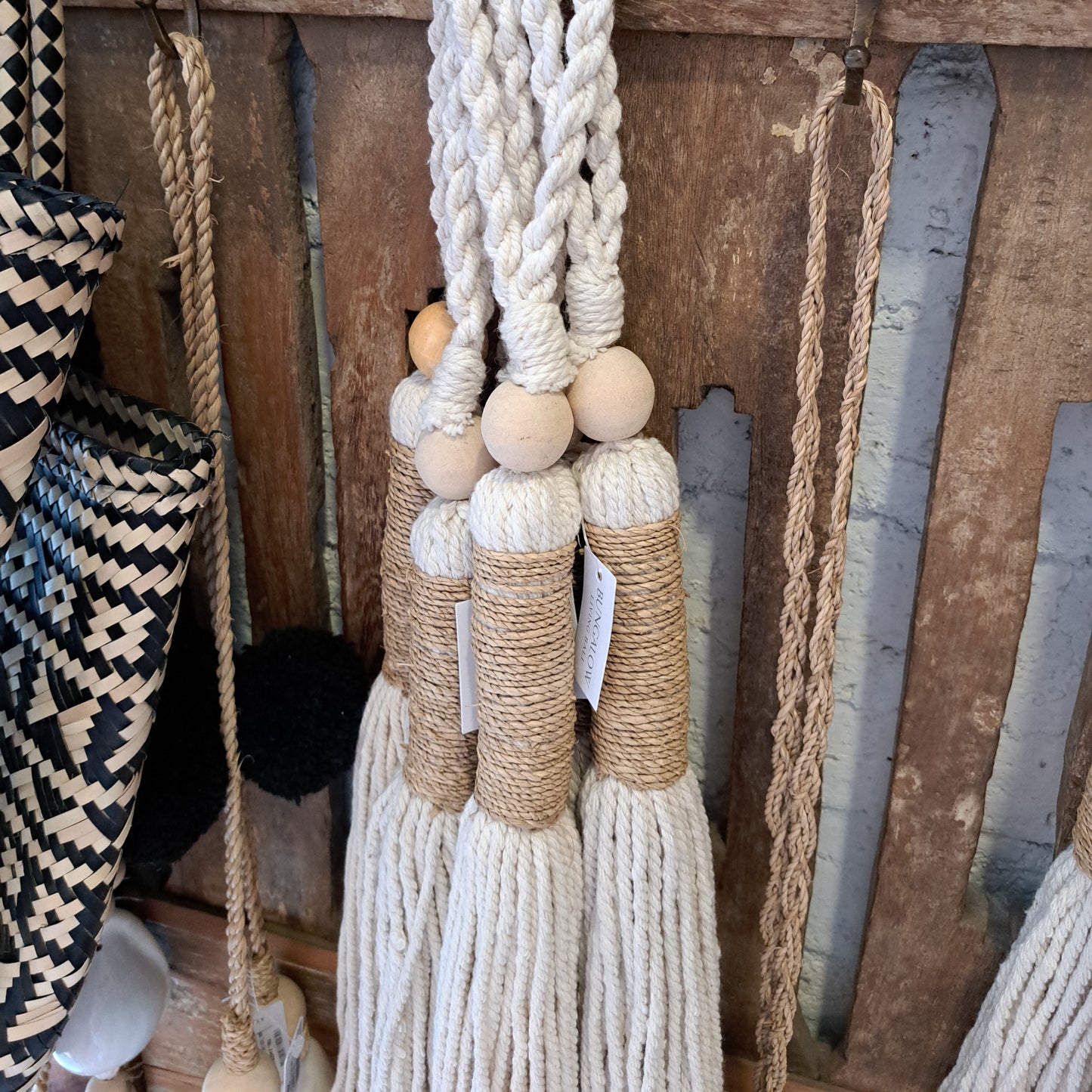 Castaway Natural Cotton Tassel