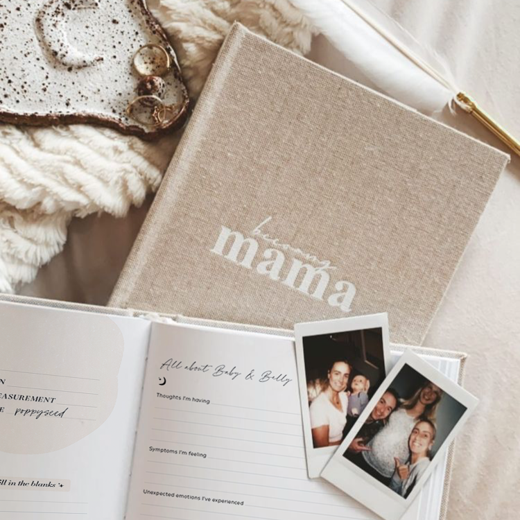 Becoming MAMA – A Guided Pregnancy Journal & Keepsake for Expecting Mothers