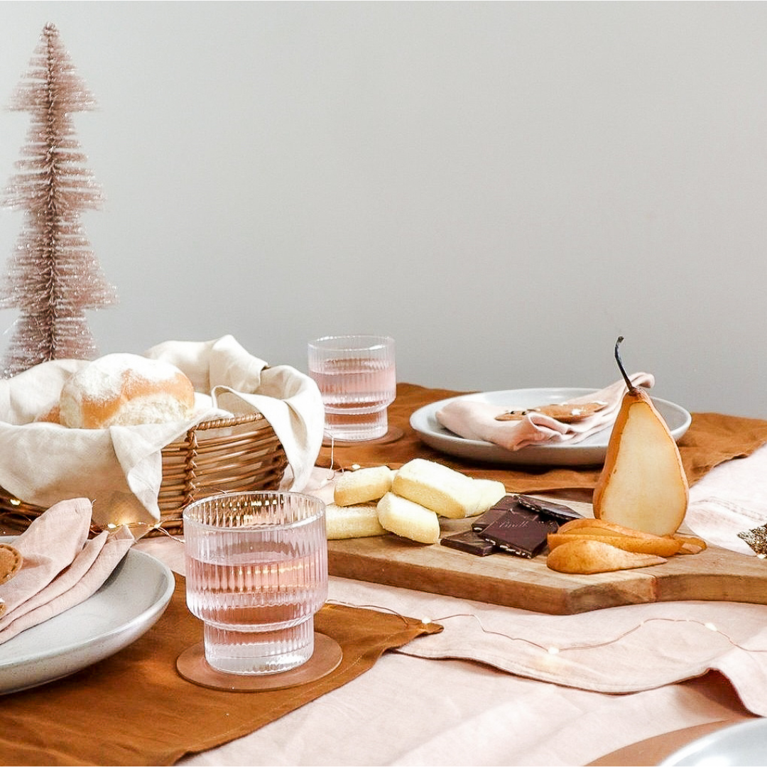 Linen Table Runners - Blush