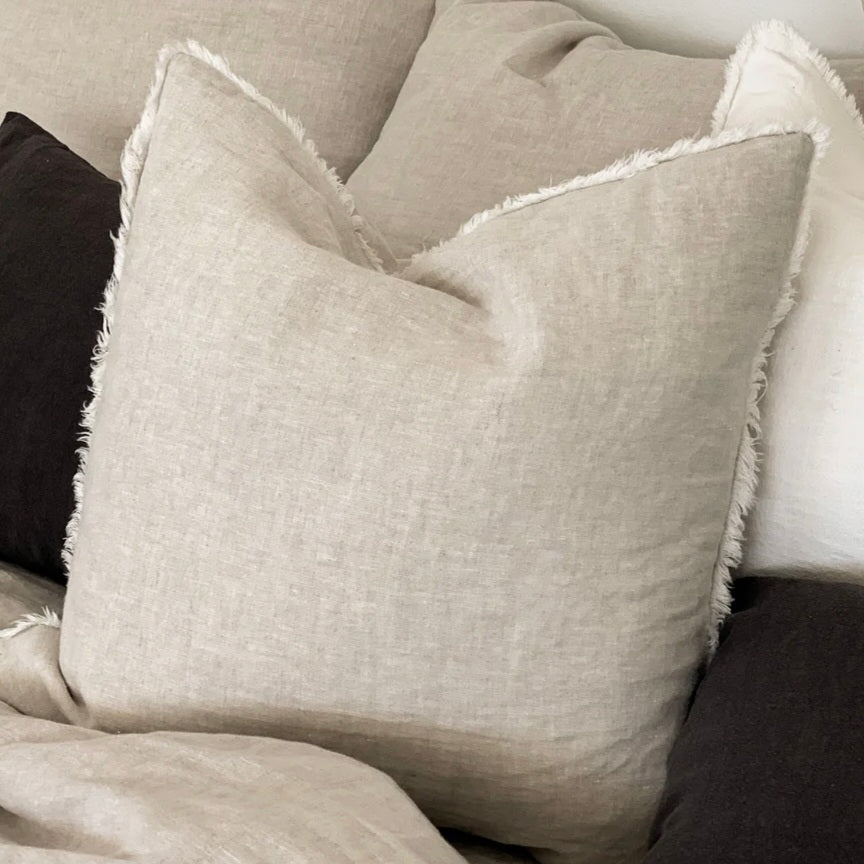 Natural Linen Cushion Covers (Last One)