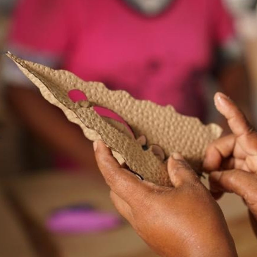 Paper Handmade Christmas Trees - Natural