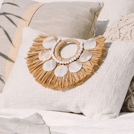 Luna Raffia | Cushion Accessory