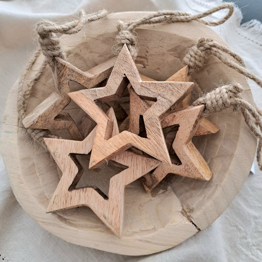 Wooden Christmas Stars