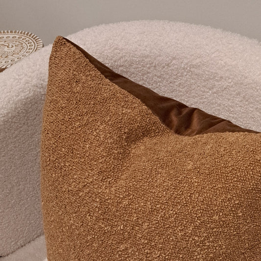 Boulce Cushion Cover - Toffee