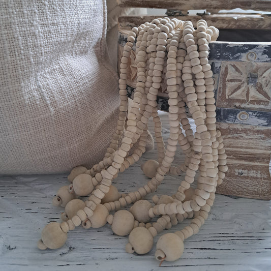 Castaway Bead Tassel - Natural