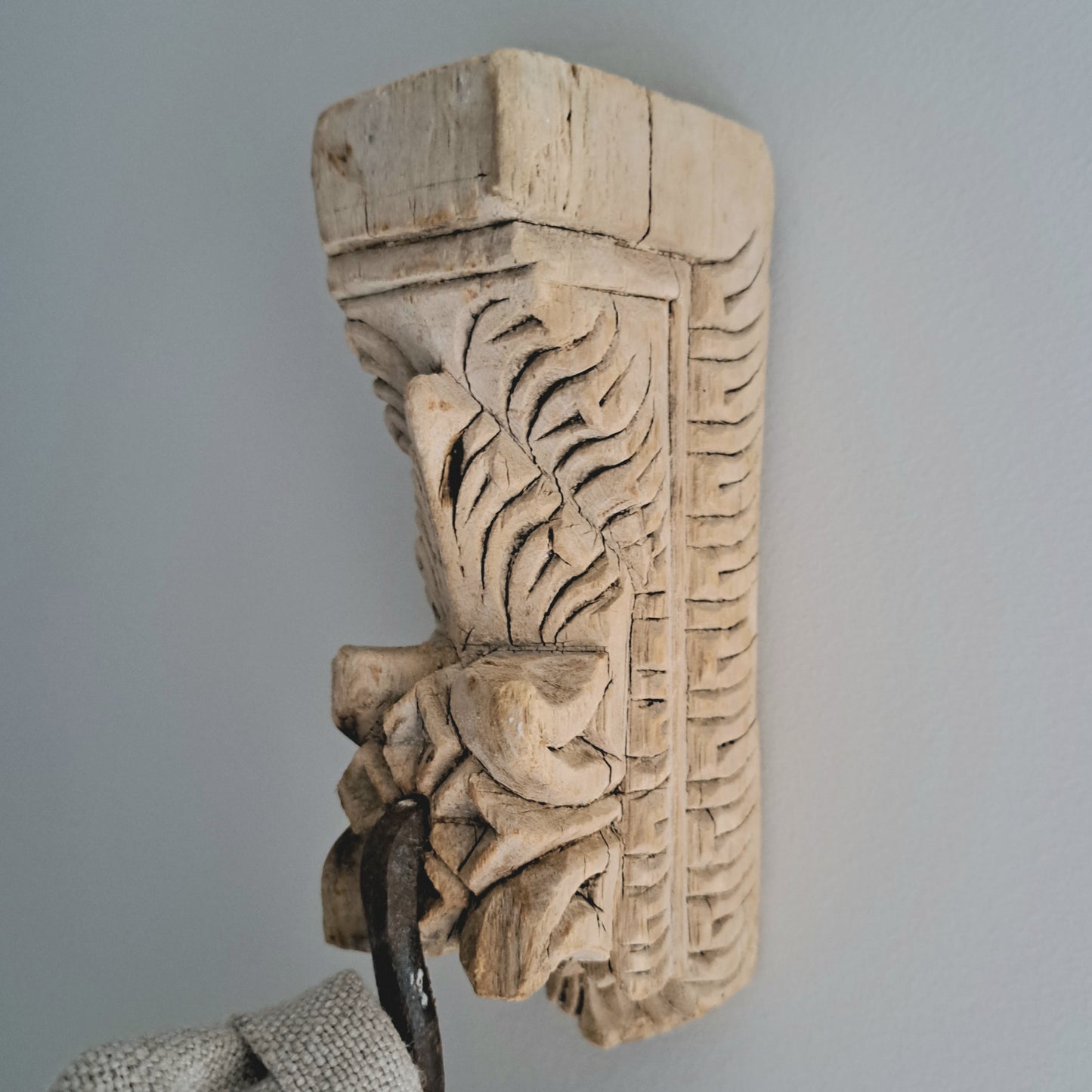 Indian Carved Wall Hook