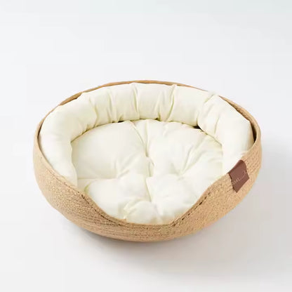 Willow Nest – Handmade Natural Cradle for Pets