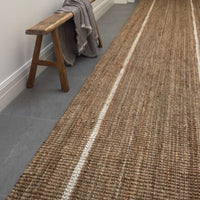 Byron Jute Runner with Bleached Stripe