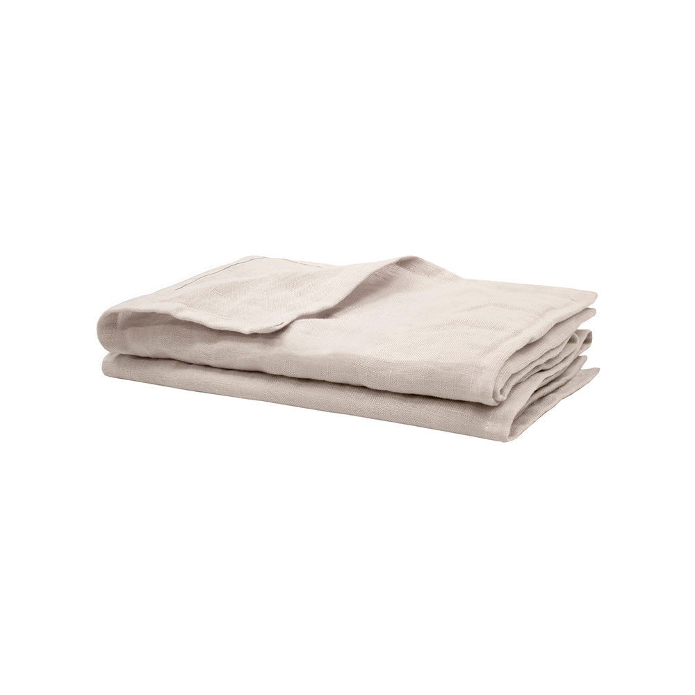 French Linen Napkins - Pebble Simply Hygge Homewares Linen Bedroom Living Eco Friendly Living Australia