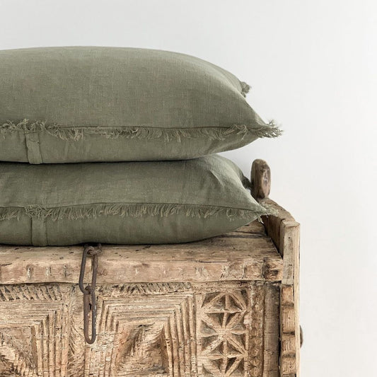 Olive Lumbar Cushion Cover Simply Hygge Homewares Home Decor Australia