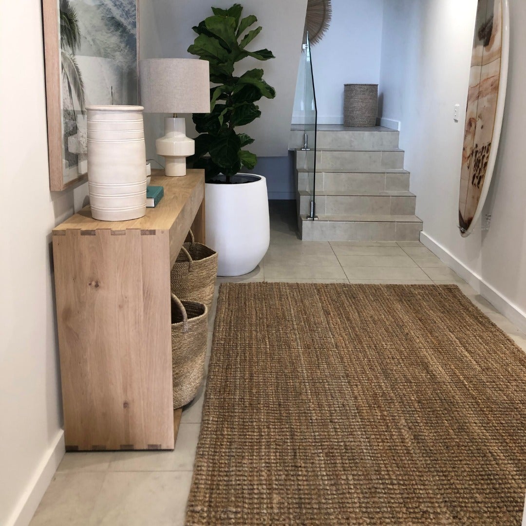 Natural Jute Runner Hallway Hygge Homewares Quality Rugs Australia